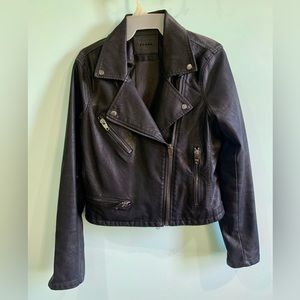 Black Vegan Leather Jacket